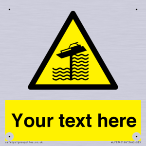 Custom warning grounding on weir